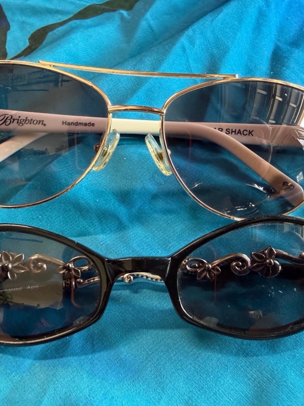 Brighton Gold Aviator Sunglasses 2 pairs